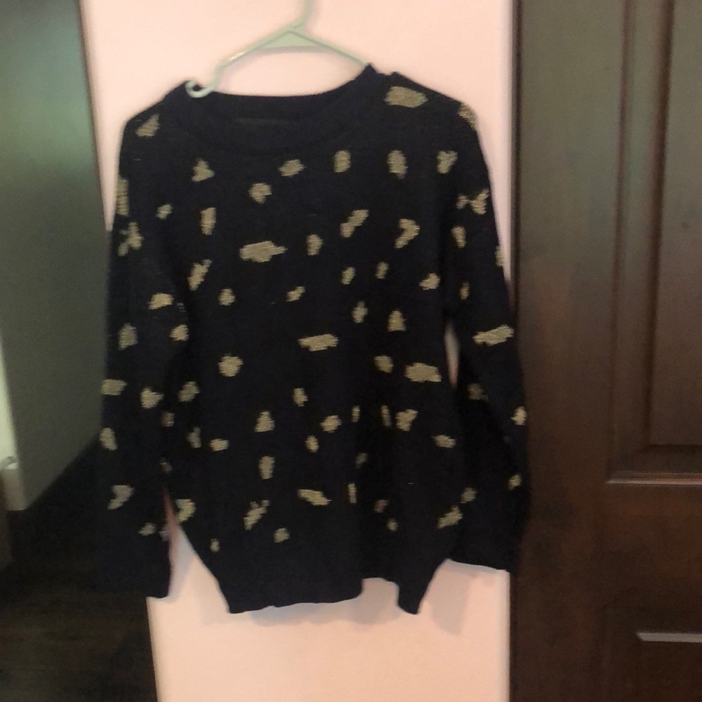 Kendall And Kylie navy blue sweater